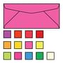 #9 Regular Envelopes, 3-7/8" x 8-7/8", 24#, Brightly Colored Pink, Acid Free, Diagonal Seam, No Window (Box of 500)