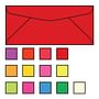#10 Bright Red Envelopes, 4-1/8" x 9-1/2" 24# (Box of 500)