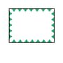 Booklet First Class Border 9" x 12", Green Diamond Border "First Class Mail" on face (Carton of 500)