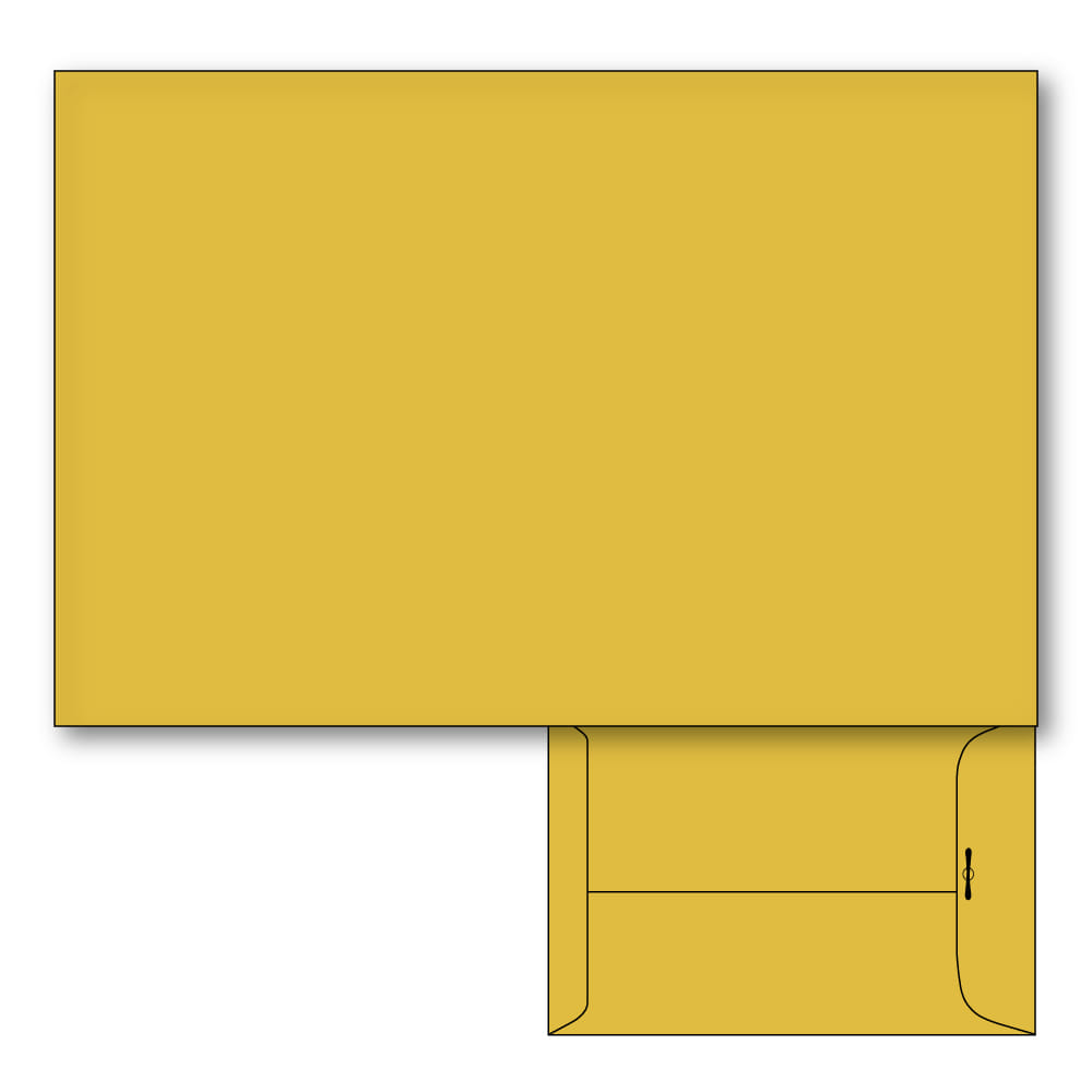 1InTheOffice Clasp Envelopes 7.5" X 10.5", Catalog Envelopes, Mailing Envelopes Heavy-duty Clasp And Gummed Closure, Brown Kraft, 100/Pack