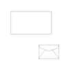 #6-1/4 Regular Envelopes, 3-1/2" x 6", 24#, White, Diagonal Seam, No Window (Carton of 5,000)
