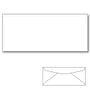 #10 Commercial Envelope, Diagonal Seam, White Wove, 4-1/8\