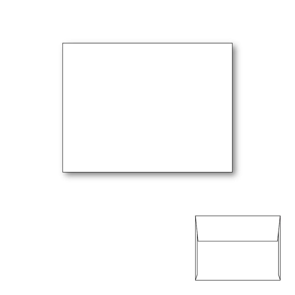 Gummed Seal 10 x 13" White Booklet Envelopes 500 Per Case 24lb White Wove 