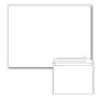White Booklet Envelopes, White Wove, 28 lb, Peel & Seal. Size: 9\