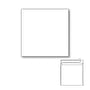 White Booklet Envelopes, White Wove, 28 lb, Peel & Seal. Size: 6" x 6" - Qty 1000 per box