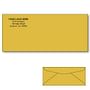 Custom Printed #10 Commercial Kraft Envelopes, 4-1/8" x 9-1/2" Golden Brown Kraft, 24 lb (Box of 500)