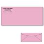 Custom Printed #10 Pink Envelopes, 4-1/8" x 9-1/2" Pink Wove, 24 lb (Box of 500)