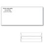 Custom Printed #10 Self Seal Envelopes, 4-1/8" x 9-1/2" White Wove, 24 lb (Box of 500)