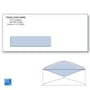 Custom Printed #10 Business Window Envelopes with Blue Tint, 4-1/8\