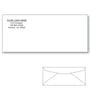 Custom Printed #11 Regular Envelopes, 4-1/2" x 10-3/8" White Wove, 24 lb, Standard Flap (Box of 500)
