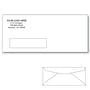 Custom Printed #11 Window Envelopes, 4-1/2" x 10-3/8" White Wove, 24 lb, Standard Flap (Box of 500)