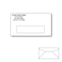 Custom Printed #6-3/4 Window Envelopes, 3-5/8" x 6-1/2" White Wove, 24 lb, Standard Flap (Box of 500)