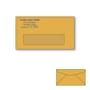 Custom Printed #6-3/4 Goldenrod Window Envelopes, 3-5/8" x 6-1/2" Goldenrod Wove, 24 lb, Standard Flap (Box of 500)