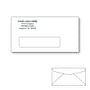 Custom Printed #7-3/4 Window Envelopes, 3-7/8" x 7-1/2" White Wove, 24 lb, Standard Flap (Box of 500)