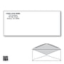 Custom Printed #9 Business Envelopes with Black Tint, 3-7/8\