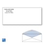 Custom Printed #9 Business Envelopes with Blue Tint, 3-7/8" x 8-7/8" White Wove, 24 lb (Box of 500)