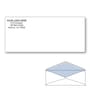 Custom Printed #9 Regular Envelopes with Blue Tint, 3-7/8" x 8-7/8" White Wove, 24 lb, V Flap (Box of 1000)