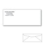 Custom Printed Regular Check Envelopes, 3-5/8\