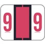 File Doctor Compatible "9" Numeric Labels, Laminated Stock, 1-1/4" x 1" Individual Numbers - Roll of 500