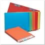 12-1/4" x 9-1/2" End Tab Colored Poly File Folders - Blue (Pack of 24)