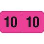 PMA Compatible Yearband Labels, Fluorescent Pink 1-1/2" X 3/4" - 500 per Roll