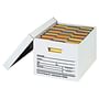 Letter/Legal Auto-Lock File Storage Boxes with Lids (Box of 12)