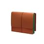 Full END TAB Expansion Wallets, Spring Green Tyvek Gussets, Letter Size, 1-3/4" Expansion (Carton of 100)