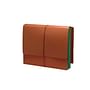 Full END TAB Expansion Wallets, Spring Green Tyvek Gussets, Letter Size, 5-1/4" Expansion (Carton of 100)