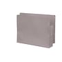 Gray Full END TAB Expansion Pockets, Paper Gussets, Letter Size, 1-3/4" Expansion (Carton of 100)