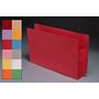 Color Full END TAB Expansion Pockets, Paper Gussets, Legal Size, 1-3/4" Expansion (Carton of 100)