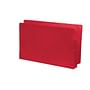 Red Full END TAB Expansion Pockets, Tyvek Gussets, Legal Size, 1-3/4" Expansion (Carton of 100)