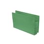 Green Full END TAB Expansion Pockets, Paper Gussets, Legal Size, 3-1/2" Expansion (Carton of 100)