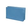 Dark Blue Full END TAB Expansion Pockets, Tyvek Gussets, Legal Size, 3-1/2" Expansion (Carton of 100)