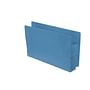 Dark Blue Full END TAB Expansion Pockets, Paper Gussets, Legal Size, 5-1/4" Expansion (Carton of 100)