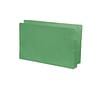 Green Full END TAB Expansion Pockets, Tyvek Gussets, Legal Size, 5-1/4" Expansion (Carton of 100)