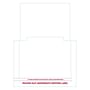 8-1/2" x 11" (8.5" x 11") Fold Under Pattern Cutsheet (Carton of 1000)