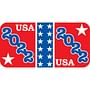 Patriot Compatible "22" Yearband Labels, Patriotic Labels,Laminated Stock 1-1/2" x 3/4" - 500 per Roll