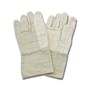 24 Oz. White Cotton Glove Hot Mill, w/ 4-1/2"Gauntlet Cuff (1 Dozen)