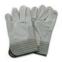 Full Leather Back Glove, 2-1/2" Rubberized Safety Cuff (1 Dozen)
