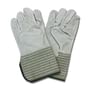Full Leather Back Glove, 4-1/2" Rubberized Gauntlet Cuff (1 Dozen)