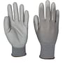2XL, Gray Nylon Glove w/Gray Polyurethane Coating (6 Dozen Per Case)