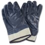 Large, mens's Fully Coated Nitrile Glove, Safety Cuff (1 Dozen)