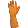 Small, Orange 28 Mil, Latex Blend Gloves (1 Dozen)