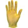 Small, Powder Free Yellow Vinyl Gloves, Non-Medical (100 Per Box, 10 Per Case)