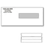 Custom Printed #10 CMS/HCFA Envelopes with Black Tint, Flip and Seal, 4-1/8" x 9-1/2" White Wove, 24 lb, Standard Flap (Box of 500)