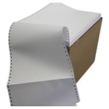 2,700 Sheets 10-5/8 x 11 One Part - One Ply Blank 20#, NO SIDE  PERFORATIONS, Continuous Stock Computer Paper