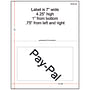 7" x 4-1/4" (7" x 4.25") Integrated Laser Label Form Sheets, 1 Label (Carton of 1500)