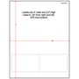 4" x 2-1/2" (4" x 2.5") Integrated Laser Label Form Sheets, 2 Up Labels (Carton of 1500)
