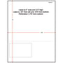 4" x 2-1/2" (4" x 2.5") Integrated Laser Label Form Sheets, 1 Label Left (Carton of 1500)