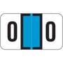 Jeter 0300 Compatible Numeric "0" Labels, Laminated Stock, 1-5/8" x 15/16" Individual Numbers - Roll of 500